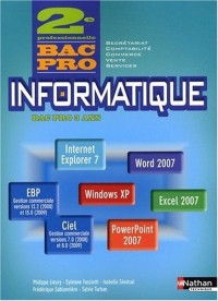 INFORMATIQUE SEC BAC PRO ELEV