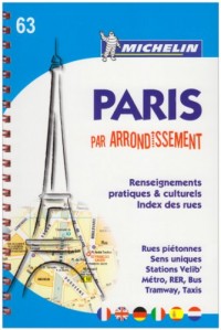 Plan de Paris par arrondissement spirale