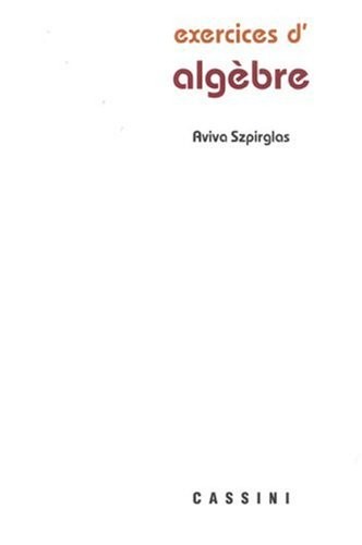 Exercices d'algèbre