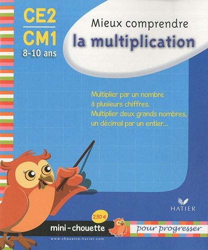 Mini chouette mieux comprendre la multiplication CE2/CM1 8-10 ans