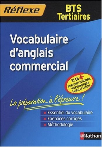 Vocabulaire d'anglais commercial - BTS Tertiaires