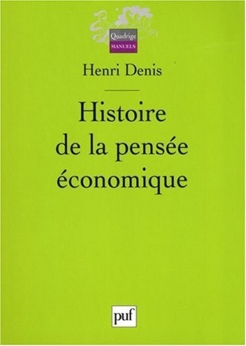 Histoire de la pensée économique