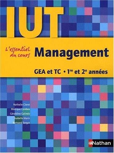 Management : GEA et TC 1re et 2e années