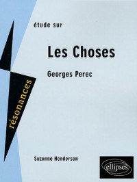 Etude sur Georges Perec : Les Choses