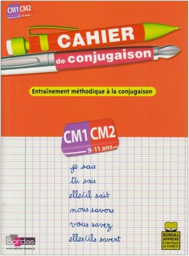 CAHIER DE CONJUGAISON CM