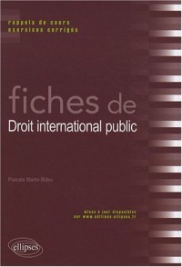 Fiches de droit international public