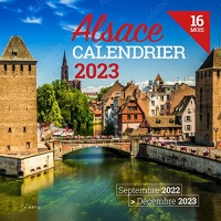 CALENDRIER 2023 - 16 MOIS - ALSACE