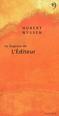 La Sagesse de l'Éditeur