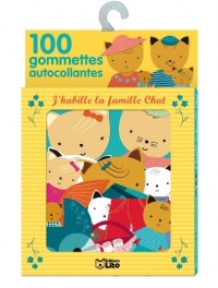 Ma Boite a Gommettes : J'habille la Famille Chat - Dès 3 ans