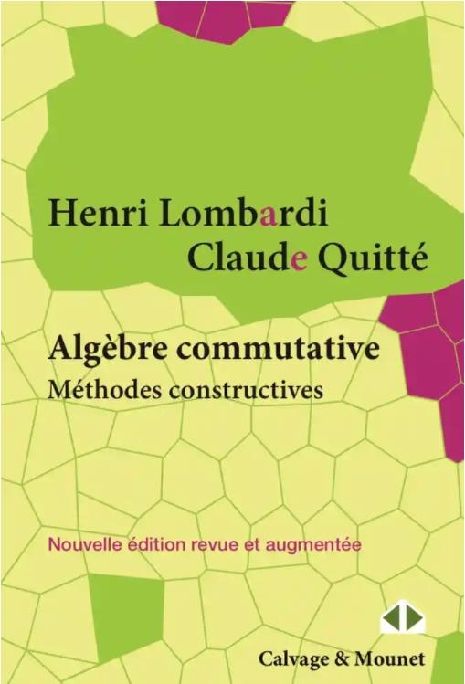 Algebre Commutative, Methodes Constructives - Modules Projectifs de Type Fini