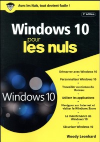 Windows 10 pour les Nuls mégapoche, 2e édition