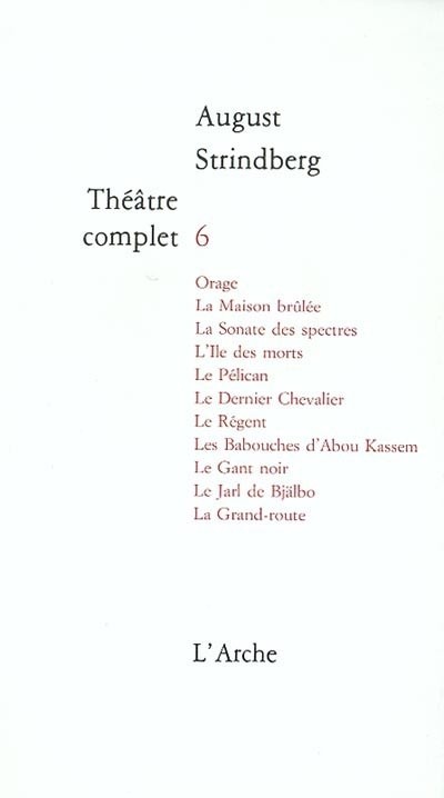 Théâtre complet, tome 6