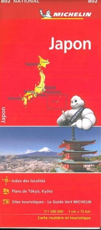 Carte NATIONAL Japon Michelin