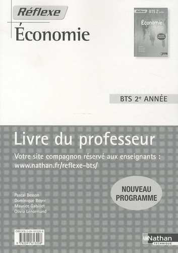 Economie BTS 2e année : Livre du professeur