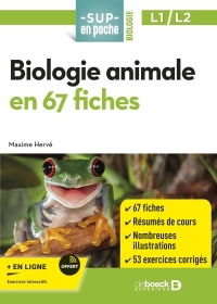Biologie animale en 52 fiches: Licences 1 et 2, Capes et BCPST