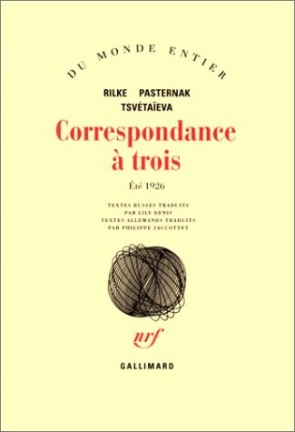 Correspondance à trois: (Été 1926)