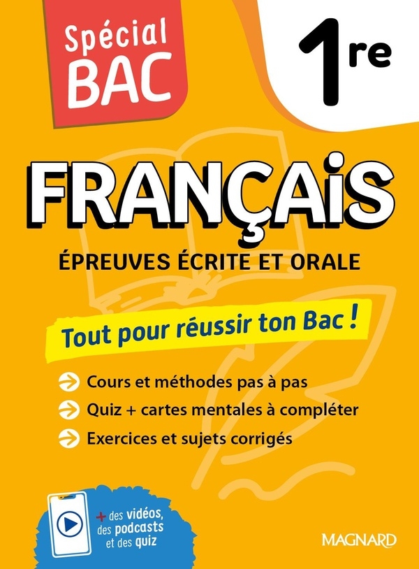 Spécial Bac Français 1re 2026: Cours complet, méthode, exercices et sujets pour réussir l'examen