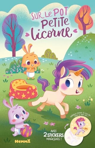 Mon coffret je grandis - Sur le pot petite licorne ! - stickers magiques - coffret propreté - éveil - cadeau - apprentissage - charte évolutive - 2 ans