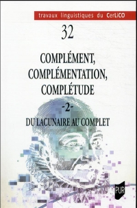 Complément, complémentation, complétude 2