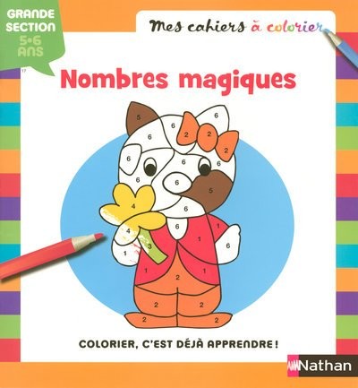 MES CAHIERS A COLORIER NOMBRES
