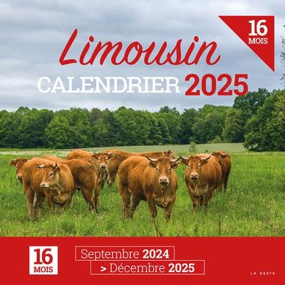 Calendrier 2025 limousin (geste)