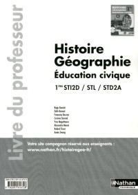 Histoire-Géographie Éducation Civique - 1res STI2D-STL-STD2A