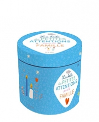 La boîte des petites attentions pour la famille - longueur 9,7 cm et de rayon 9,4 - Bleu