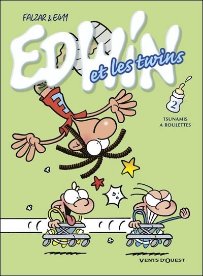 Edwin et les twins, Tome 2 : Tsunamis à roulettes