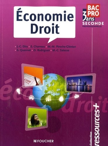 Economie Droit BAC Pro 3 ans, 2de professionnelle, Ressources+