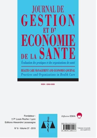 Évaluation des Pratiques et des Organisations de Sante-Jges 6-2019 - Journal de Gestion et d'Economi