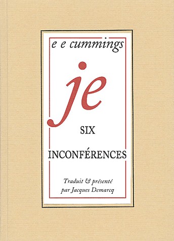 Je. Six inconférences