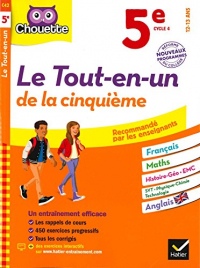 Chouette Le Tout-en-un 5e : nouveau programme (Chouette Entraînement Collège)