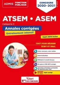 Concours ATSEM et ASEM - Catégorie C - Annales corrigées - Concours 2020-2021