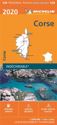 Carte Michelin Corse 2020