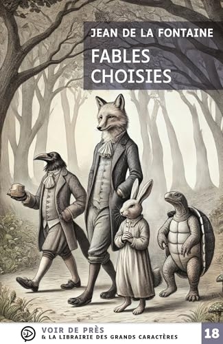 Fables (choisies): Grands caractères, édition accessible pour les malvoyants
