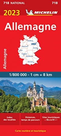 Carte Allemagne 2023 Michelin