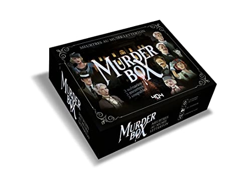 Murder Box - Meurtres au musée Letterton - Jeu de société - Enquête - Mystery - A partir de 14 ans