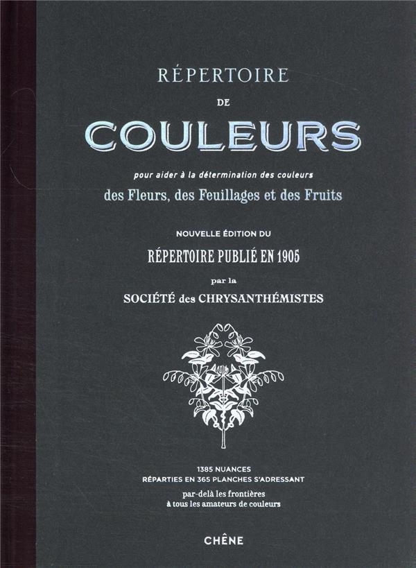 Le répertoire des couleurs