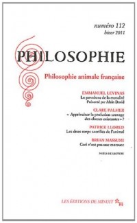 Philosophie, N° 112 hiver 2011 : Philosophie animale française