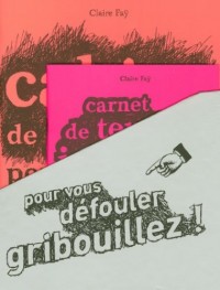 Cahier de gribouillages : Coffret en 3 volumes