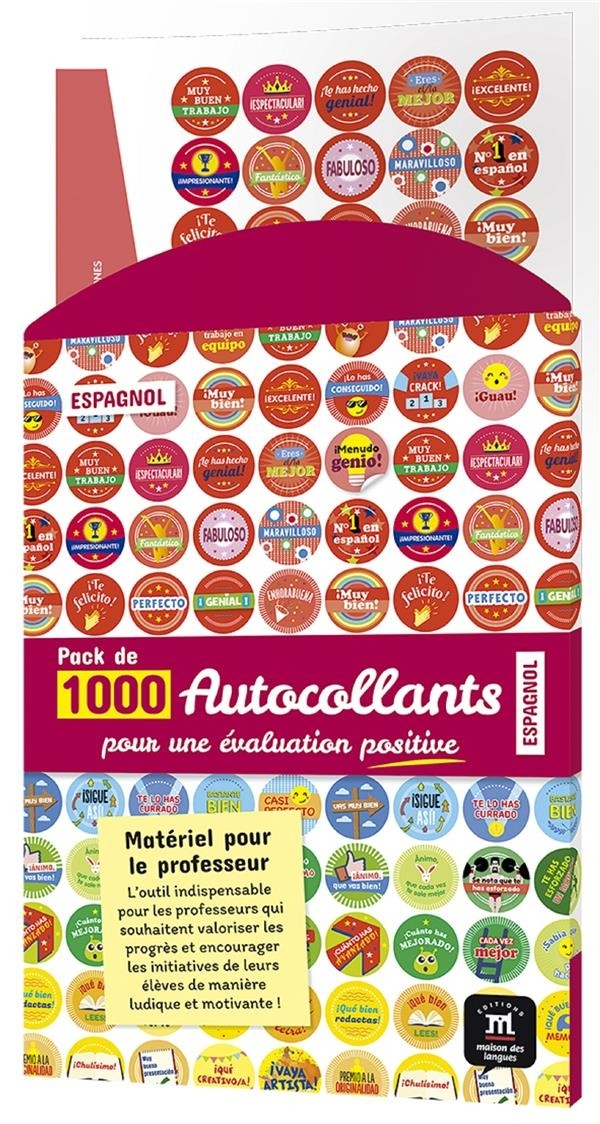Pack d'autocollants pour l'évaluation en espagnol