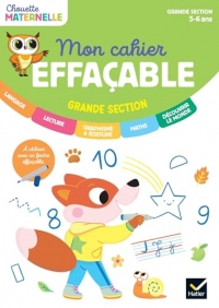 Mon cahier effaçable - Grande Section
