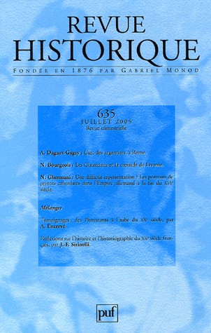 Revue Historique N 635 2005/3