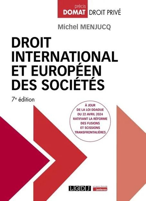 Droit international et européen des sociétés, 7ème édition