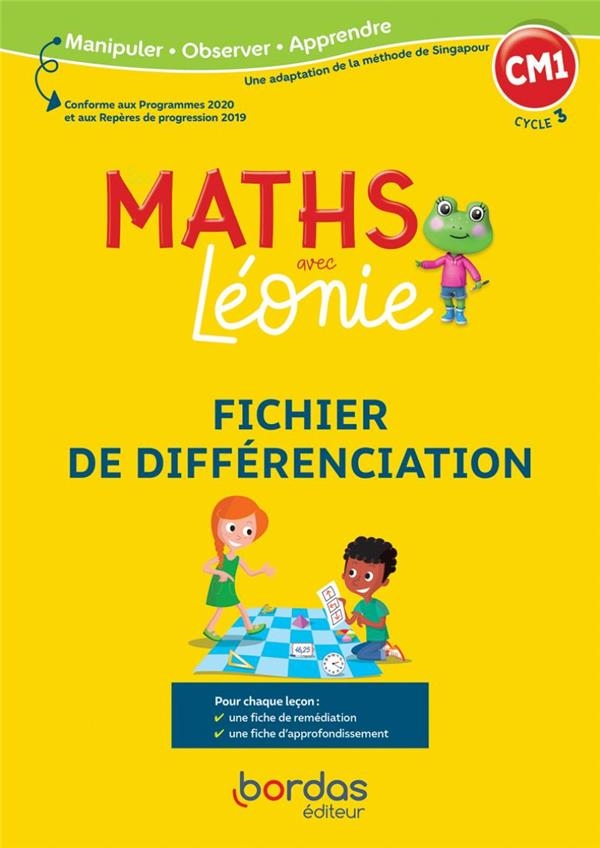 Les Maths avec Léonie CM1 - Méthode de Singapour