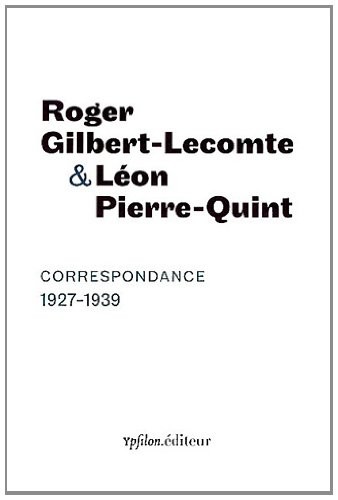Correspondance 1927-1939
