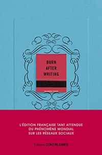 Burn after writing (Bleu) - L'édition française officielle