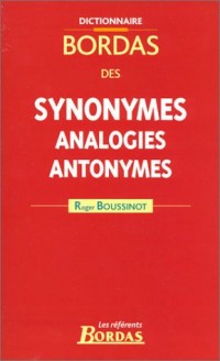 DICTIONNAIRE DES SYNONYMES 2003 (Ancienne Edition)