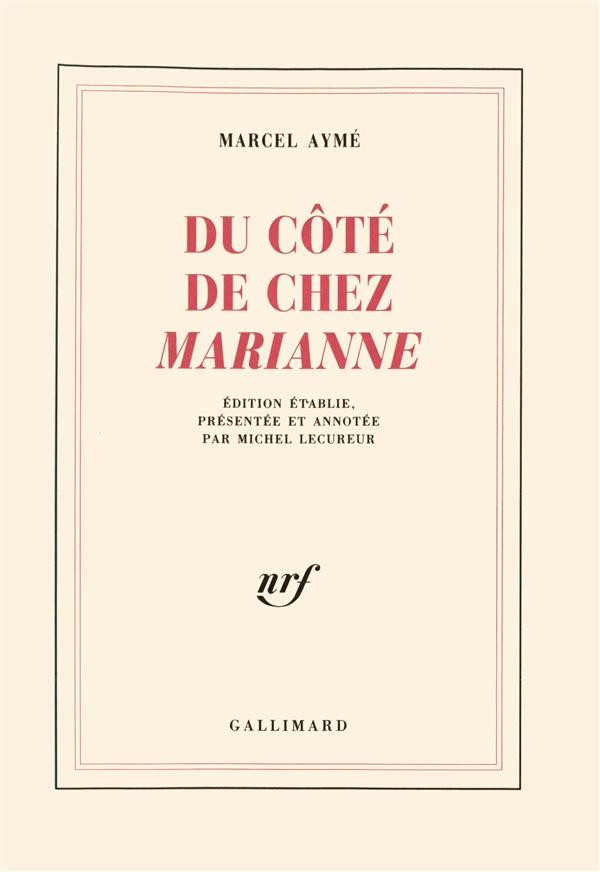 Du côté de chez «Marianne»: Chroniques 1933-1937