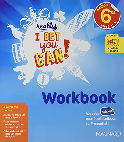 I Really Bet You Can! Anglais 6e (2021) - Workbook (2021)
